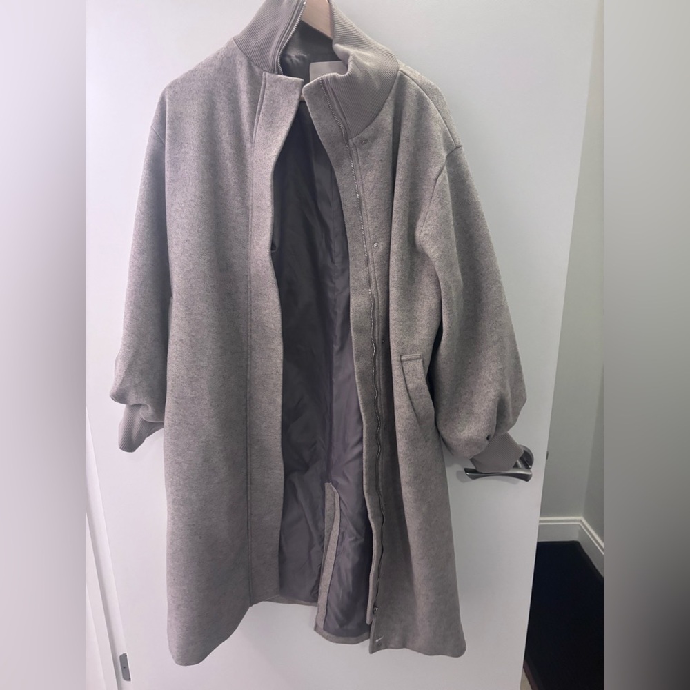 Elegant Gray Women's Coat